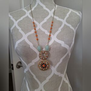 Boho necklace/ earrings bundle